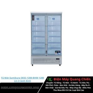 Tủ mát Sumikura 2 cánh 1200 lít SKSC-1200-BHW