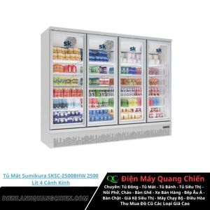 Tủ mát Sumikura 4 cánh 2500 lít SKSC-2500-BHW