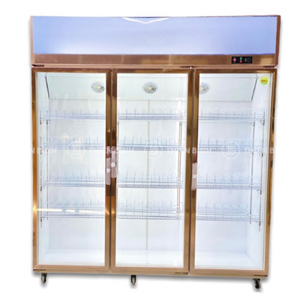 Tủ mát trưng bày 3 cánh (Coli) máy nén trên Snow Village LC-1800H