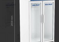 Tủ mát trưng bày Hòa Phát 1 ngăn 2 cánh HSR D8723 Inverter 723L Dàn lạnh Đồng Giá rẻ