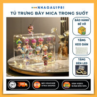 Tủ Mica Trong Suốt Trưng Bày Mô Hình Popmart Blindbox Nước Hoa Mỹ Phẩm Shop Nhagau1981