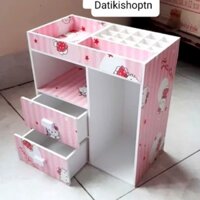 Tủ mini hello kitty sọc kệ mỹ phẩm