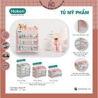 Tủ Mỹ phẩm 4 tầng hokori chuẩn cả nhà nha