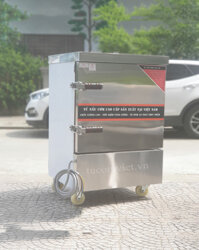 Tủ nấu cơm 4 khay dùng gas