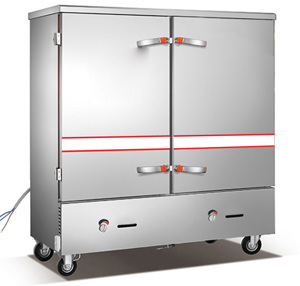 Tủ nấu cơm công nghiệp 24 khay gas và điện TCGD-24