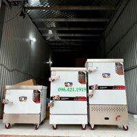 Tủ nấu cơm công nghiệp 6 khay dùng gas hoặc điện