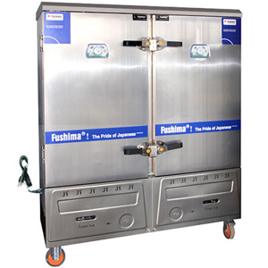 Tủ nấu cơm gas - điện Fushima 20 khay