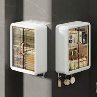 Tủ Nhà Tắm, Kệ Đựng Mĩ Phẩm Treo Tường 6671 - Kệ đựng mỹ phẩm treo tường Thấm Nước Không Cần Đục Lỗ, Chống Bụi Bẩn