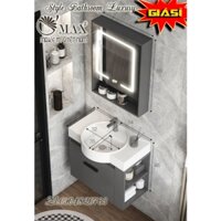 Tủ nhà tắm mini nhựa đặc rửa được nước,tủ lavabo kích thước nhỏ nhận đặt theo yêu cầu riêng tại xưởng Á Châu