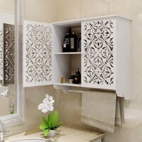 Tủ nhà tắm treo tường 2 cánh lớn TK02 -VĐ Smart Furrniture NỘI THẤT LẮP RÁP VIENDONGADV (60x50x20cm)