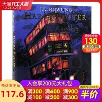 Tù nhân 哈利波特阿 lớp Zika của Harry Potter và Tù nhân ngục Azkaban tiếng Anh bìa cứng tiểu thuyết gốc màu minh họa mở rộng phiên bản đầy đủ của JK Rowling Đồ chơi giáo dục