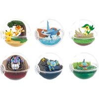 【Từ Nhật Bản】Re-Ment Pokémon Terrarium Collection BOX Item, 6 kinds, 6 pcs.