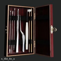 TỰ NHIÊN Bộ 8 Dụng Cụ Lấy Ráy Tai Đa Năng