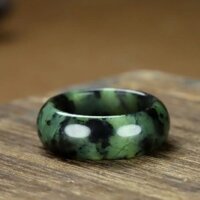 Tự Nhiên Boutique Đá Ngọc Nhẫn Mặt Dây Chuyền Nhẫn Nữ Ngọc Nam Nữ Sapphire Xanh Mặt Trời Xanh Thời Trang