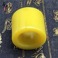 Tự Nhiên Đá Gobi Vàng Ngọc Ngón Tay Cái Nhẫn Thẳng Loại Vàng Ngọc Ngón Tay Cái Nhẫn Phong Cách Nam