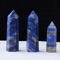 Tự Nhiên Lapis Lazuli Tháp Điểm Xanh Đá Quý Tháp Pha Lê Obelisk Cây Đũa Phép Pha Lê Quà Tặng Trang Trí Văn Phòng Nhà Pha Lê Chữa Bệnh