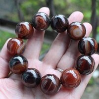 Tự Nhiên Mã Não Vòng Tay Vòng Tay Vòng Tay Nam Giả Tưởng Rối Mã Não Vòng Tay Vòng Tay Nam mm Tròn Hạt Mã Não Vòng Tay