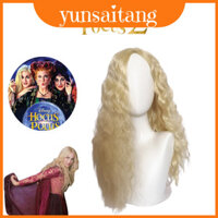 Tự Nhiên Sarah Da Đầu Sanderson Tóc Giả Hocus Pocus 2 Xoăn Trang Phục Tóc Cosplay