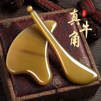 Tự Nhiên Trắng Trâu Sừng Cạo Ban Làm Đẹp Da Mặt Nâng Da Mặt Căng Dính Mắt Toàn Thân Đa Năng Cạo Râu Ban Dụng Cụ Tiện Dụng