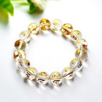 Tự Nhiên Trong Suốt Trắng Pha Lê Sáu Xương Mantra Phật Giáo Hạt Vòng Tay Nam Cặp Đôi Vòng Tay Đá Quý Vòng Tay Chữ Năm Phần Vòng Tay20250215