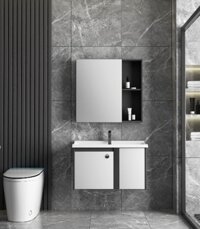 TỦ NHÔM LAVABO NHÀ TẮM MẪU TỦ KIỂU TÂY ÂU T-135