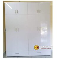 Tủ Nhựa 4 Cánh 2 buồng » Tủ nhựa Kim Cương