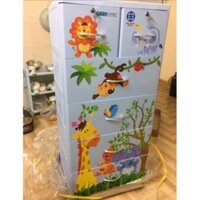 Tủ nhựa 5 tầng 6 ngăn VIETNHAT chính hãng (tủ đã lắp sẵn)