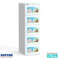 Tủ nhựa 5 tầng Duy Tân Tano - 5 màu (40 x 45 x 120 cm)