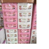 Tủ nhựa 5 tầng mini VIỆT NHẬT - hồng