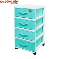 Tủ nhựa cao cấp -Tủ đan 4 ngăn Đại Đồng Tiến
