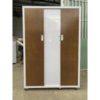 Tủ nhựa cửa kéo có hộc âm 180 x 120 x 45 màu trắng nâu