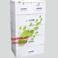 Tủ nhựa đa sắc Tabi-L 5 tầng 6 ngăn Duy Tân