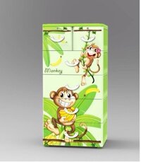 Tủ nhựa Đại Đồng Tiến cao cấp Nice T1220 Khỉ ôm chuối