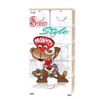 Tủ nhựa Đại Đồng Tiến cao cấp Nice T1220 Khỉ lướt ván
