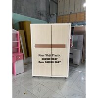 Tủ nhựa Đài Loan 1m2 2 cánh lùa FREESHIP RÁP