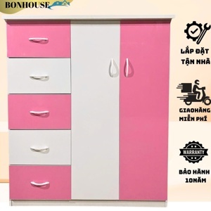 Tủ nhựa Đài Loan 2 cánh, 3 ngăn