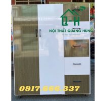 TỦ NHỰA ĐÀI LOAN 2 CÁNH 5 HỘC KÉO CAO 1M5X1M2X50CM MÀU TRẮNG ĐEN DÀNH CHO GIA ĐÌNH