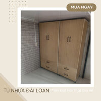 Tủ nhựa Đài Loan 2 cánh đa năng - 2 hộc kéo tiện lợi 1m6/1m8x84 NEW 100%
