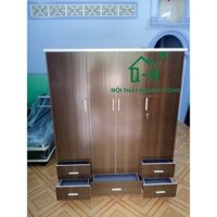 TỦ NHỰA ĐÀI LOAN 4 CÁNH 1M8 X 1M4 CAO CẤPHCM