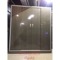 tủ nhựa đài loan cánh trượt vân gỗ