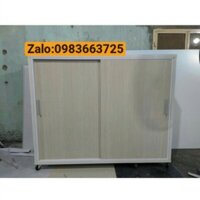 Tủ nhựa đài loan cao 1m ngang 1m2 màu gỗ sồi
