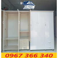 Tủ nhựa đài loan cao 1m7 ngang 1m05 Tủ đựng áo quần người lớn giá xưởng