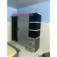 Tủ nhựa đài loan cao 1m8 ngang 2m sâu 45