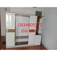 Tủ nhựa Đài Loan cao 1m8 ngang 2m,Freeship hcm 15km