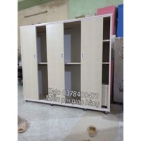Tủ nhựa Đài Loan cửa lùa (2m)