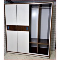 Tủ nhựa đài loan đựng quần áo người lớn 4 cánh lùa chất lượng, có bảo hành - Nội Thất Ba Gian