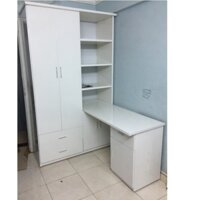 Tủ nhựa đài loan kết hợp bàn làm việc sang trọng