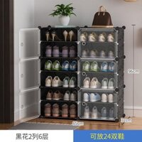 Tủ nhựa để giày dép kiểu mới 12 ô (chia ô) để được 24 đôi giày.