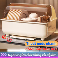 Tủ Nhựa Đựng Chén Bát Grand Haven Nắp Đậy Kín Chống Côn Trùng và Bụi trông suốt chất liệu an toàn