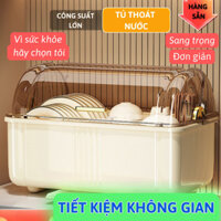 Tủ Nhựa Đựng Chén Bát Grand Haven Nắp Đậy Kín Chống Côn Trùng và Bụi Nhự a vệ sinh an toàn